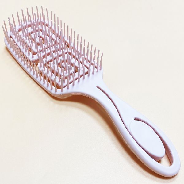 EURO Stile Comb bright for tangled hair POWDER rectangular